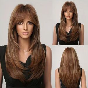 Butterfly Ombre Layered Brown Wig